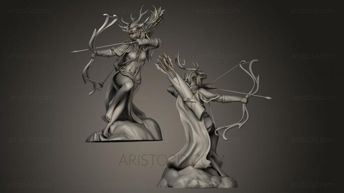 Figurines heroes, monsters and demons (STKM_0024) 3D model for CNC machine